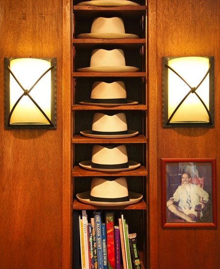 a selection of the Montecristi Panama Hats at Newt at The Royal