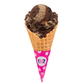 Baskin Robbins waffle ice cream cone
