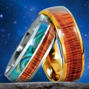 Luxury Koa wood ring