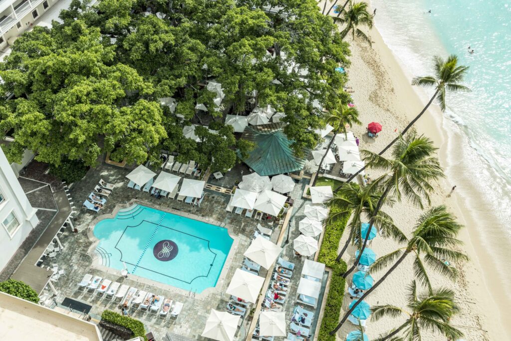 Moana Surfrider hotel, Pool 01