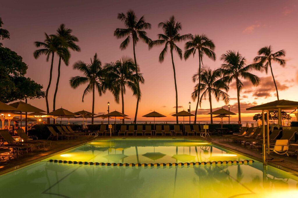 Moana Surfrider hotel, Pool 02